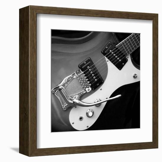 Classic Guitar Detail V-Richard James-Framed Art Print