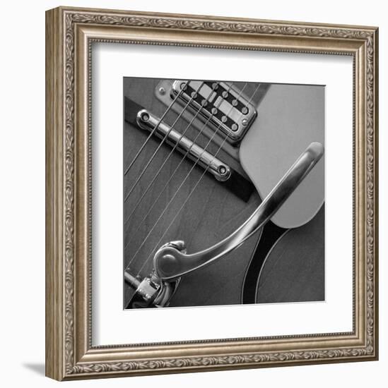 Classic Guitar Detail VII-Richard James-Framed Art Print