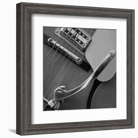 Classic Guitar Detail VII-Richard James-Framed Art Print