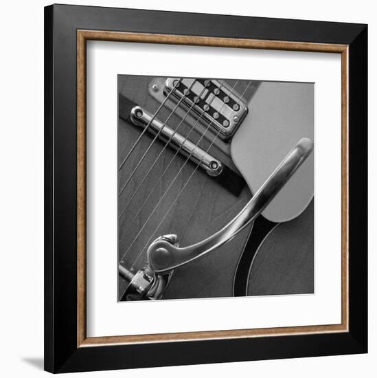 Classic Guitar Detail VII-Richard James-Framed Art Print