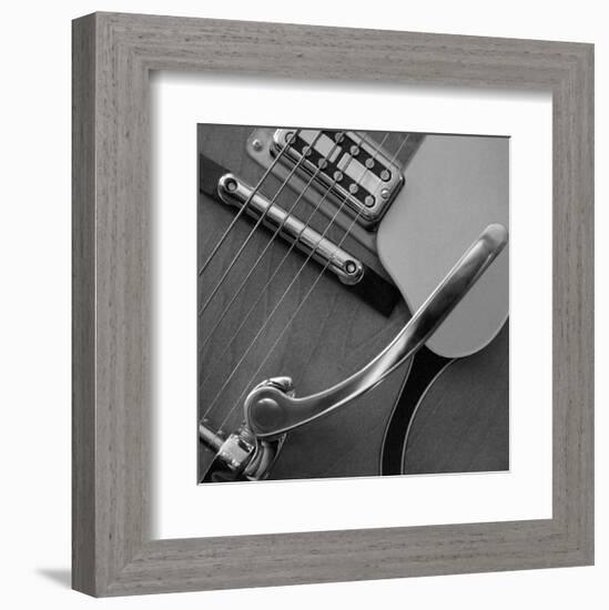 Classic Guitar Detail VII-Richard James-Framed Art Print