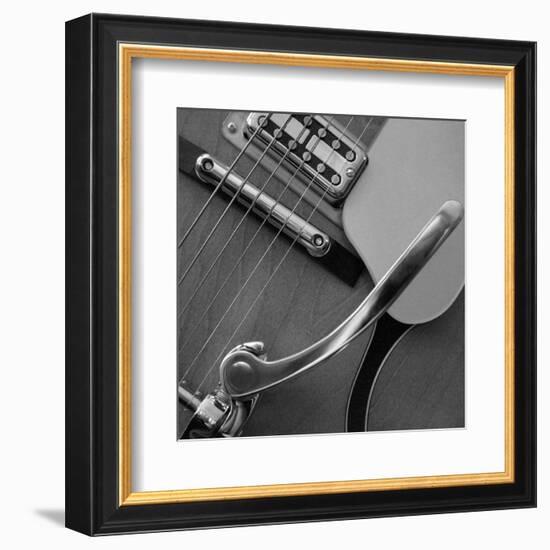 Classic Guitar Detail VII-Richard James-Framed Art Print