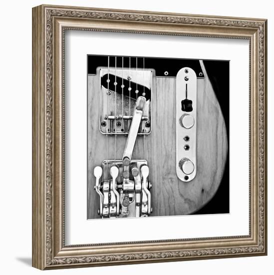 Classic Guitar Detail VIII-Richard James-Framed Art Print