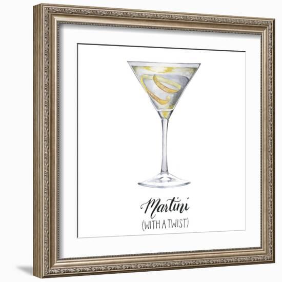 Classic Happy Hour V-Grace Popp-Framed Art Print