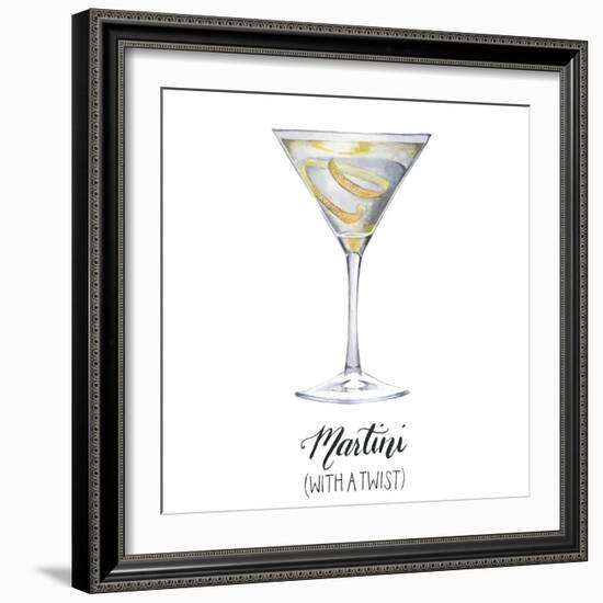 Classic Happy Hour V-Grace Popp-Framed Art Print