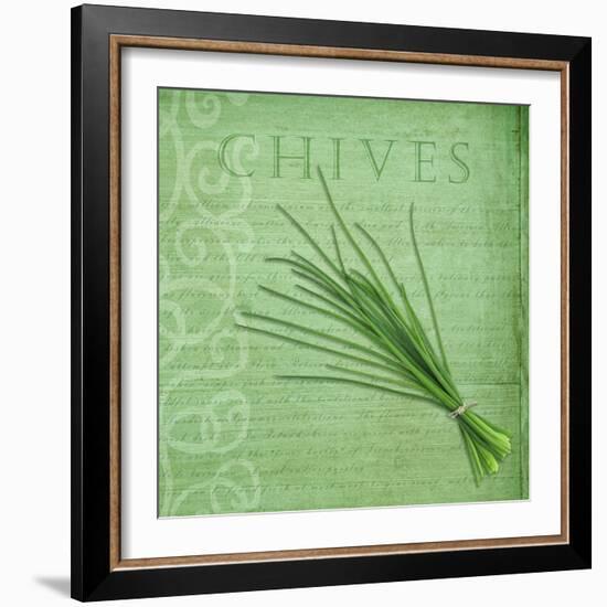 Classic Herbs Chives-Cora Niele-Framed Photographic Print