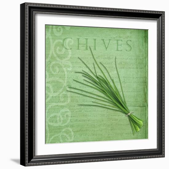 Classic Herbs Chives-Cora Niele-Framed Photographic Print