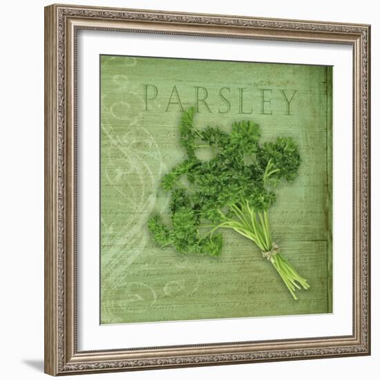 Classic Herbs Parsley-Cora Niele-Framed Photographic Print