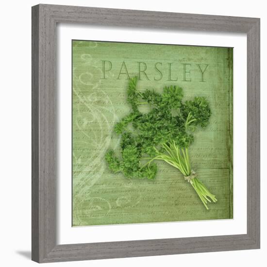 Classic Herbs Parsley-Cora Niele-Framed Photographic Print