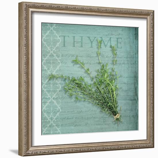 Classic Herbs Thyme-Cora Niele-Framed Photographic Print