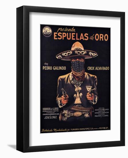 Classic Mexican Movie: Espuelas-null-Framed Giclee Print