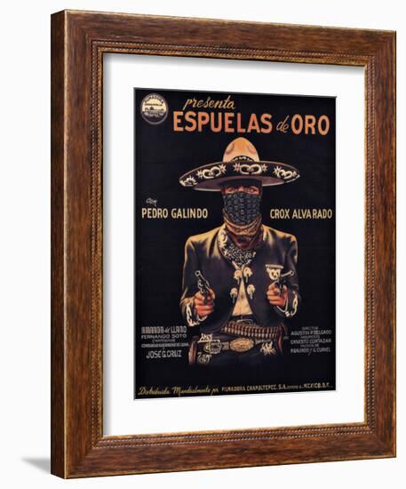 Classic Mexican Movie: Espuelas-null-Framed Giclee Print