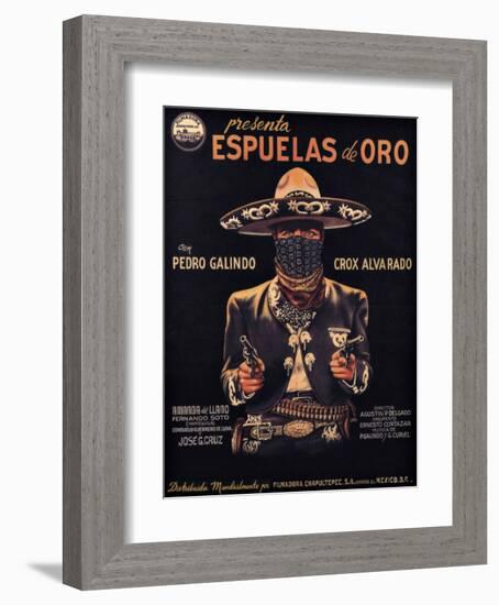 Classic Mexican Movie: Espuelas-null-Framed Giclee Print