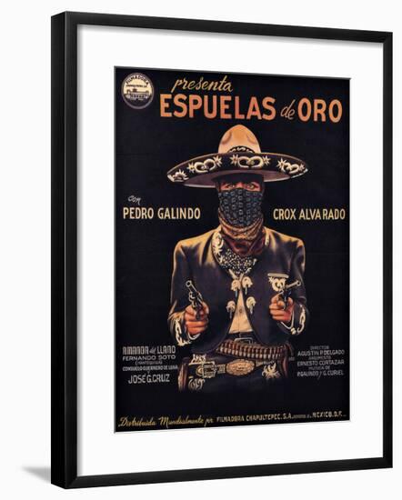 Classic Mexican Movie: Espuelas-null-Framed Giclee Print