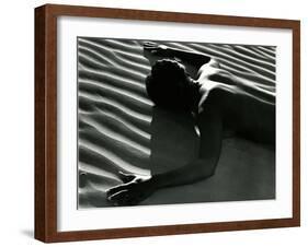 Classic Nude and Dune, 1981-Brett Weston-Framed Photographic Print