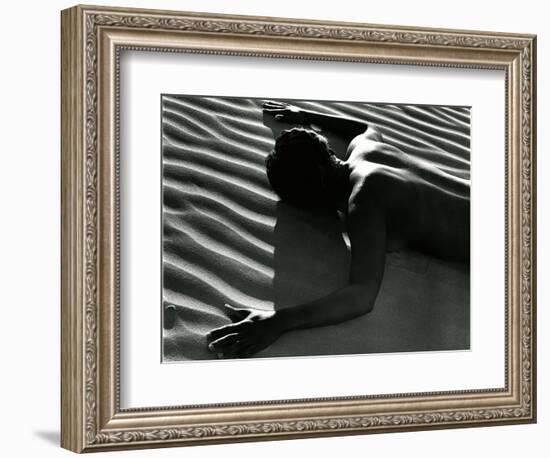 Classic Nude and Dune, 1981-Brett Weston-Framed Photographic Print