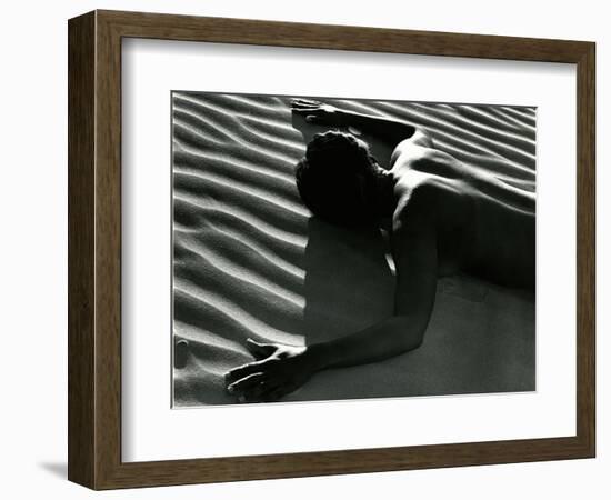 Classic Nude and Dune, 1981-Brett Weston-Framed Photographic Print