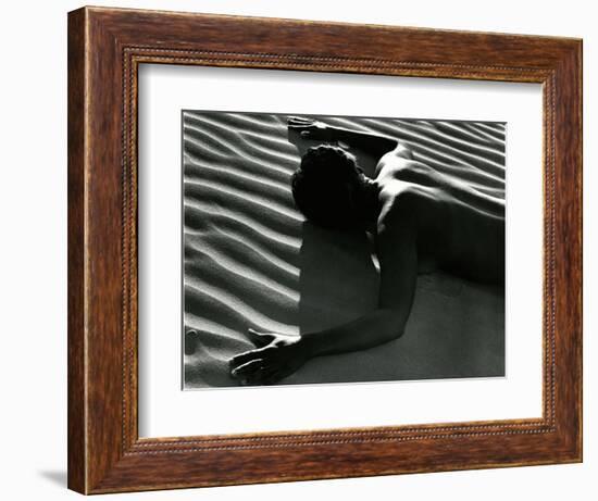Classic Nude and Dune, 1981-Brett Weston-Framed Photographic Print