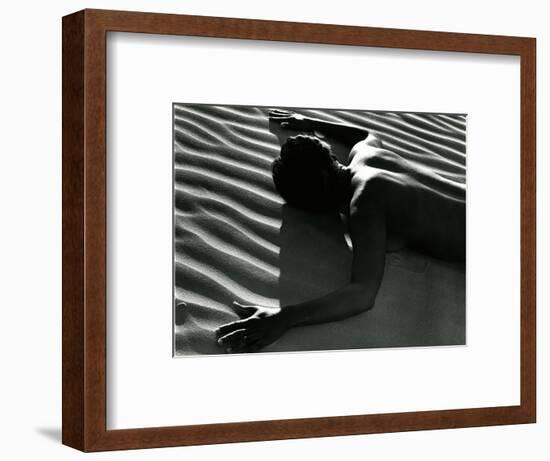 Classic Nude and Dune, 1981-Brett Weston-Framed Photographic Print