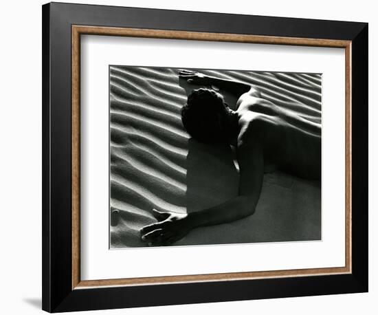 Classic Nude and Dune, 1981-Brett Weston-Framed Photographic Print