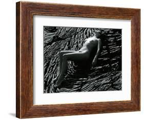Classic Nude and Lava, Hawaii, c. 1980-Brett Weston-Framed Photographic Print