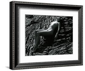 Classic Nude and Lava, Hawaii, c. 1980-Brett Weston-Framed Photographic Print