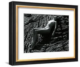 Classic Nude and Lava, Hawaii, c. 1980-Brett Weston-Framed Photographic Print