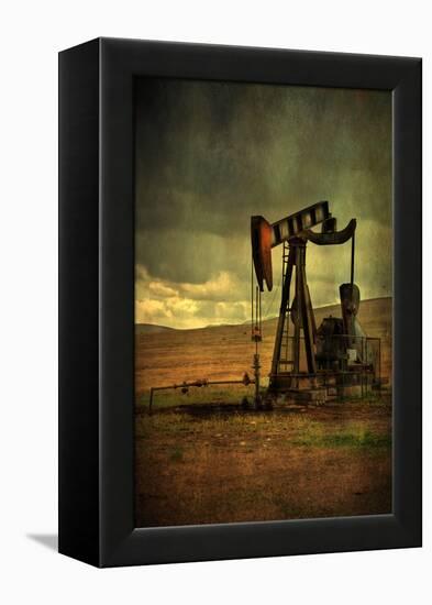 Classic Oil Rig, Central California-Vincent James-Framed Premier Image Canvas