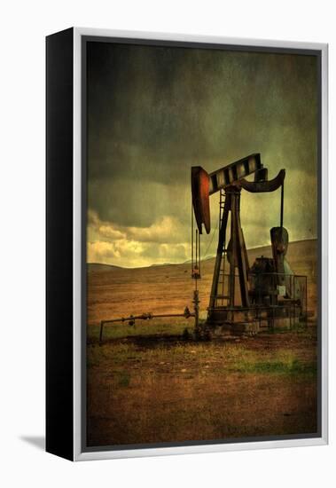 Classic Oil Rig, Central California-Vincent James-Framed Premier Image Canvas