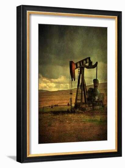 Classic Oil Rig, Central California-Vincent James-Framed Photographic Print