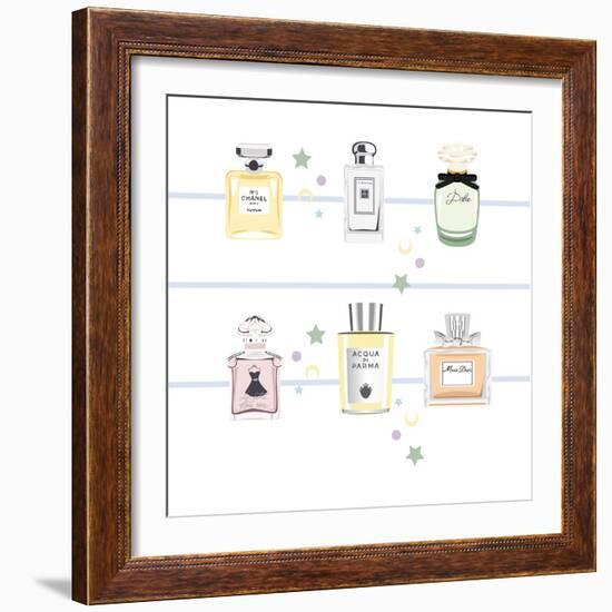 Classic Perfumes-Claire Huntley-Framed Giclee Print