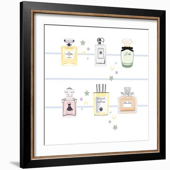 Classic Perfumes-Claire Huntley-Framed Giclee Print