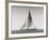 Classic racing sailboat-null-Framed Art Print