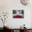 Classic Red American Car Parked By the Old Square in Vinales Village, Pinar Del Rio, Cuba-Lee Frost-Photographic Print displayed on a wall