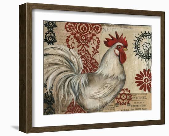 Classic Rooster I-Kimberly Poloson-Framed Art Print