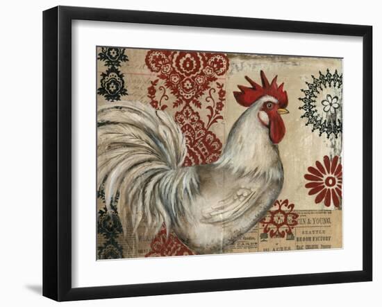 Classic Rooster I-Kimberly Poloson-Framed Art Print