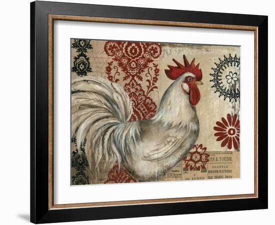 Classic Rooster I-Kimberly Poloson-Framed Art Print