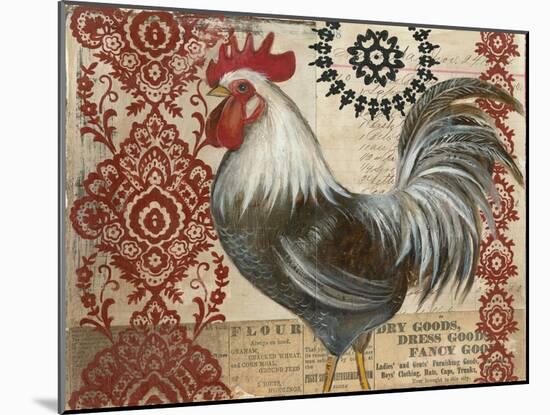 Classic Rooster II-Kimberly Poloson-Mounted Art Print