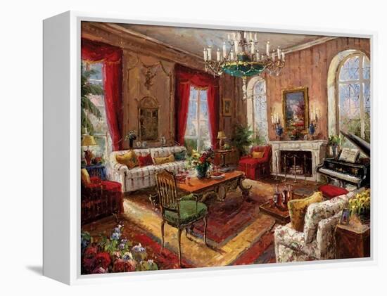 Classic Salon I-Foxwell-Framed Stretched Canvas