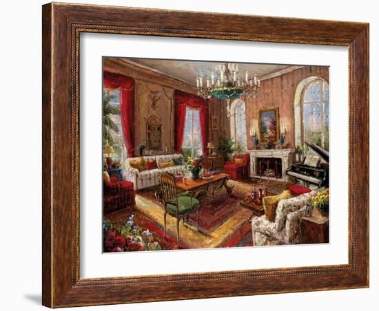 Classic Salon I-Foxwell-Framed Art Print