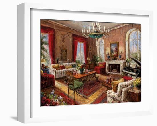 Classic Salon I-Foxwell-Framed Art Print