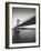 Classic San Francisco Bay Bridge in Black and White-null-Framed Photographic Print