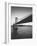 Classic San Francisco Bay Bridge in Black and White-null-Framed Photographic Print