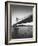 Classic San Francisco Bay Bridge in Black and White-null-Framed Photographic Print