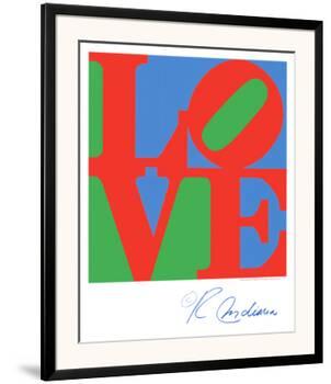 Classic Sky Love-Robert Indiana-Framed Art Print