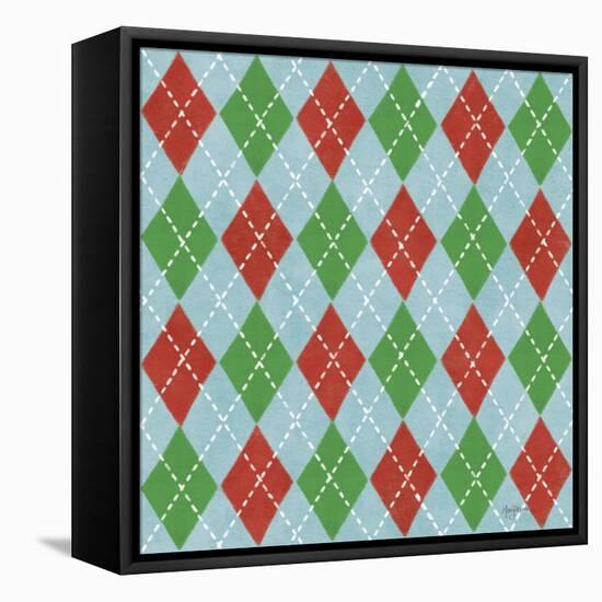 Classic Snowmen Step 05D-Mary Urban-Framed Stretched Canvas