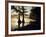 Classic Southern Scene of Fisherman Readying Equipment by the Texas/Louisiana Border-Ralph Crane-Framed Photographic Print