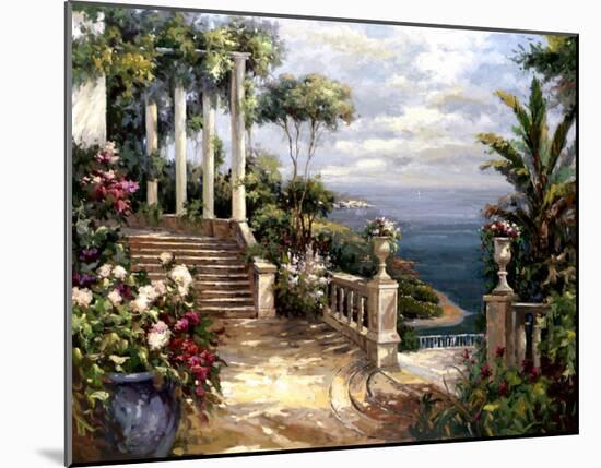 Classic Terrace View-Paline-Mounted Art Print