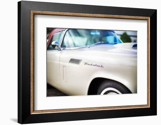 Classic Thunderbird Fender Detail-George Oze-Framed Photographic Print