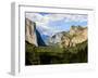 Classic Tunnel-View, Bridalveil Falls, El Capitan and Half Dome, Yosemite, California, USA-Tom Norring-Framed Photographic Print